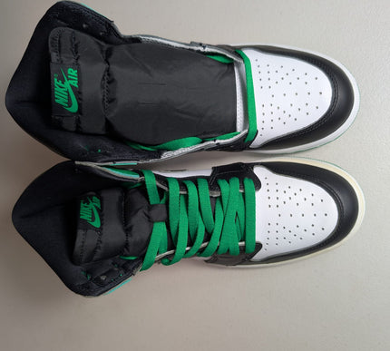 EX-DISPLAY - Nike Mens Air Jordan 1 Retro High OG Sneakers - 'Lucky Green'