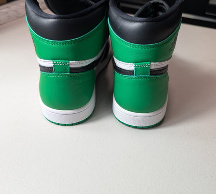 EX-DISPLAY - Nike Mens Air Jordan 1 Retro High OG Sneakers - 'Lucky Green'