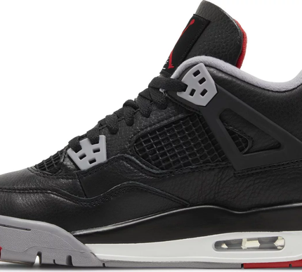 Nike Grade School Womens Air Jordan 4 Retro Sneakers - 'Bred Reimagined'