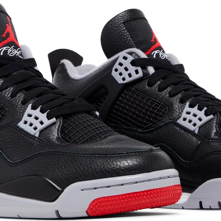 Nike Mens Jordan 4 Retro Sneakers - 'Bred Reimagined'