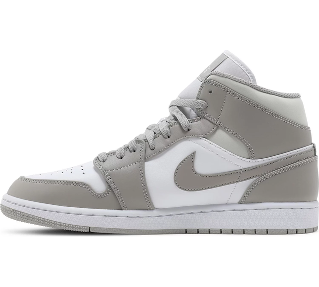Nike Mens Air Jordan 1 Mid Sneakers - 'College Grey'
