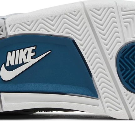 Nike Mens Jordan 4 Retro Sneakers - 'Military Blue' (2024)