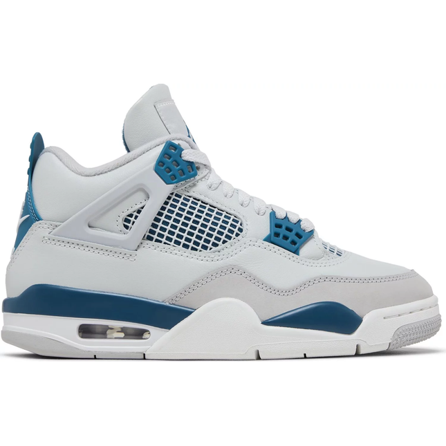 Nike Mens Jordan 4 Retro Sneakers - 'Military Blue' (2024)