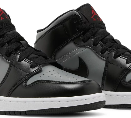 Nike Grade School Womens Air Jordan 1 Mid Sneakers - 'Shadow'