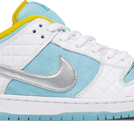 Nike Mens FTC x Dunk Low SB Sneakers - 'Lagoon Pulse'