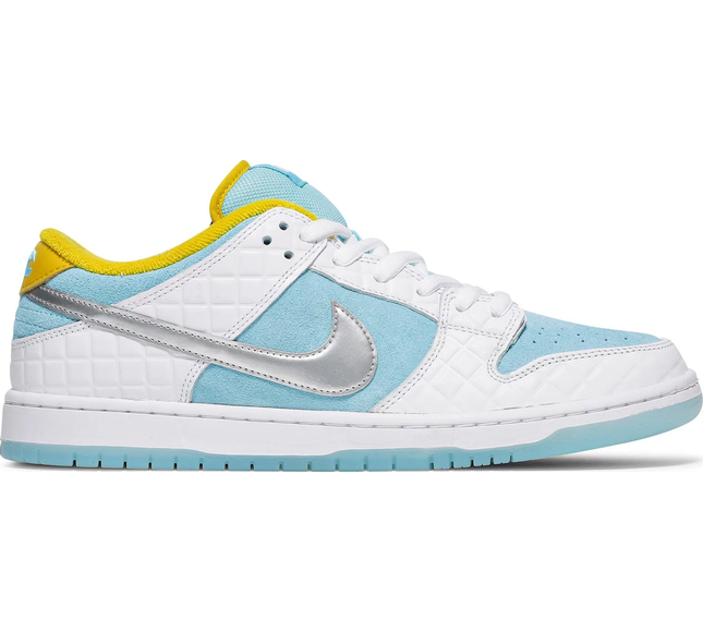 Nike Mens FTC x Dunk Low SB Sneakers - 'Lagoon Pulse'