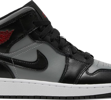 Nike Grade School Womens Air Jordan 1 Mid Sneakers - 'Shadow'