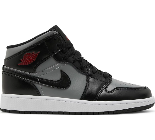 Nike Grade School Womens Air Jordan 1 Mid Sneakers - 'Shadow'