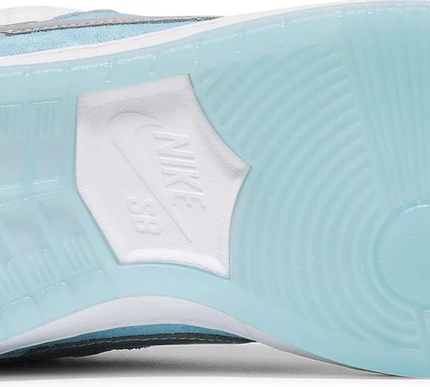 Nike Mens FTC x Dunk Low SB Sneakers - 'Lagoon Pulse'