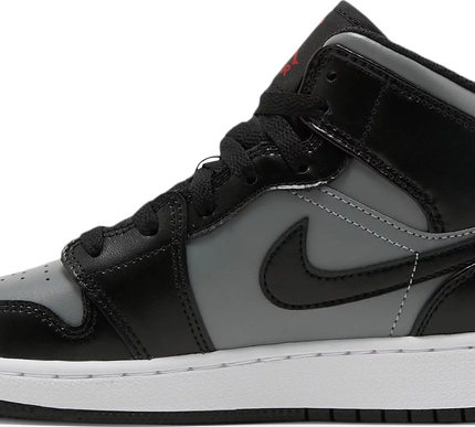 Nike Grade School Womens Air Jordan 1 Mid Sneakers - 'Shadow'