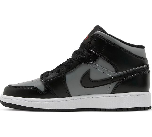 Nike Grade School Womens Air Jordan 1 Mid Sneakers - 'Shadow'