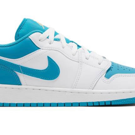 Nike Grade School Womens Air Jordan 1 Low Sneakers - 'Aquatone'
