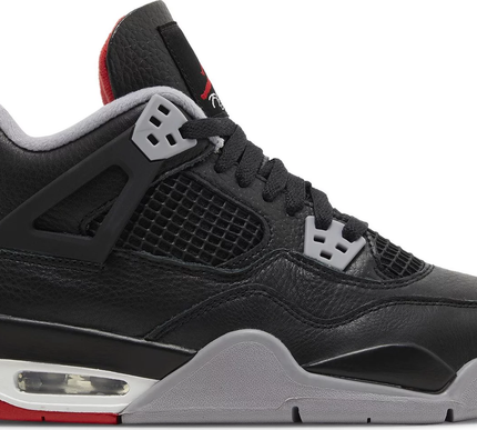 Nike Grade School Womens Air Jordan 4 Retro Sneakers - 'Bred Reimagined'