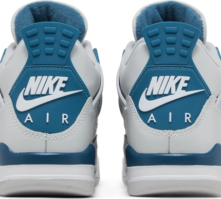 Nike Mens Jordan 4 Retro Sneakers - 'Military Blue' (2024)