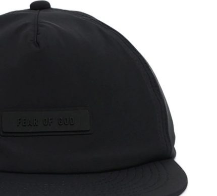 FEAR OF GOD ESSENTIALS logo-patch baseball cap