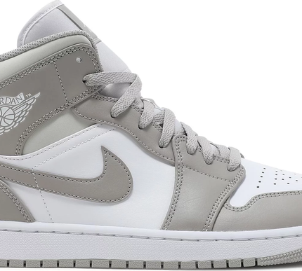 Nike Mens Air Jordan 1 Mid Sneakers - 'College Grey'
