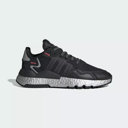 Adidas Womens Nite Jogger Core Sneakers - Black