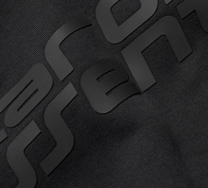 FEAR OF GOD ESSENTIALS 90s Logo-Print Cotton-Jersey Hoodie - Black