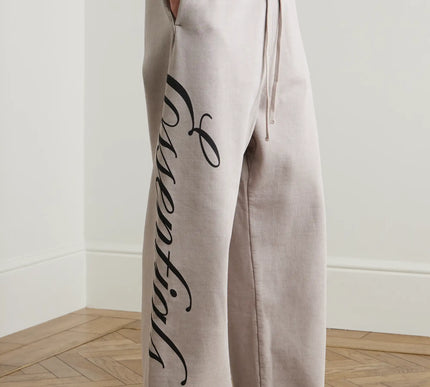 FEAR OF GOD ESSENTIALS Logo-Print Cotton-Jersey Sweatpants - Gray