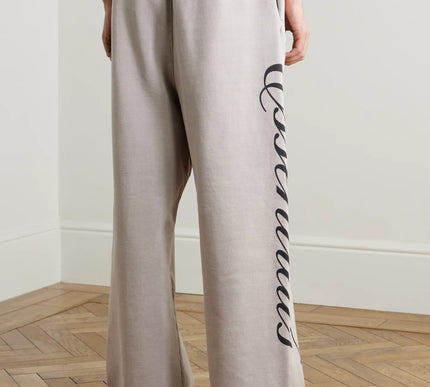 FEAR OF GOD ESSENTIALS Logo-Print Cotton-Jersey Sweatpants - Gray