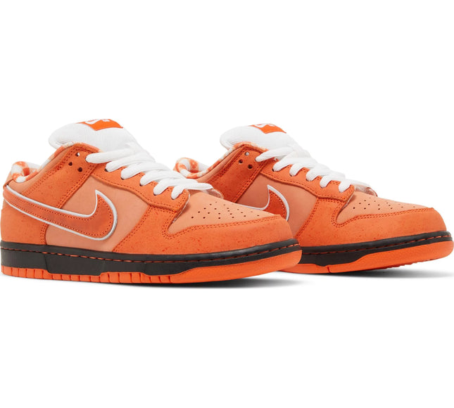 Nike Mens Concepts x Dunk Low SB Sneakers - 'Orange Lobster'