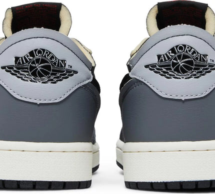 Nike Mens Air Jordan 1 Retro Low OG EX Sneakers - 'Dark Smoke Grey'
