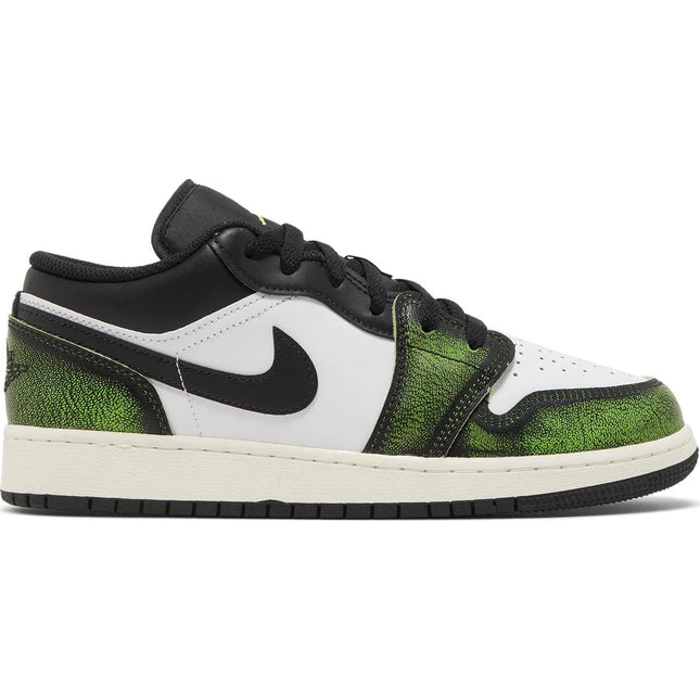 Air Jordan 1 Low SE GS 'Wear-Away - Electric Green'
