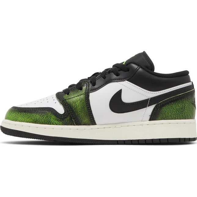 Air Jordan 1 Low SE GS 'Wear-Away - Electric Green'