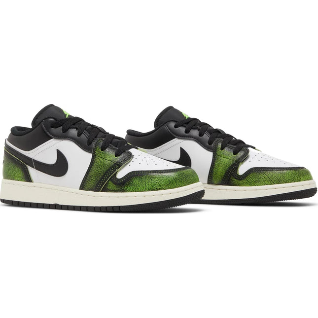 Air Jordan 1 Low SE GS 'Wear-Away - Electric Green'