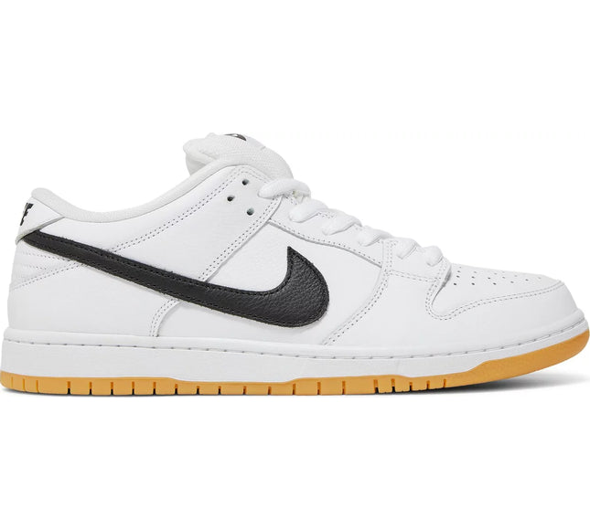 Nike Mens Dunk Low SB Sneakers - 'White Gum'
