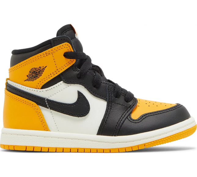 Nike Toddlers Air Jordan 1 Retro High OG Sneakers - 'Yellow Toe'