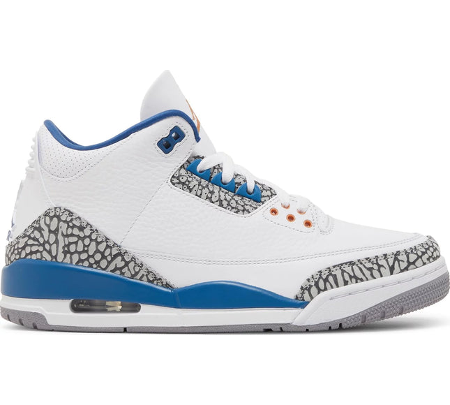 Nike Mens Air Jordan 3 Retro Sneakers - 'Washington Wizards'