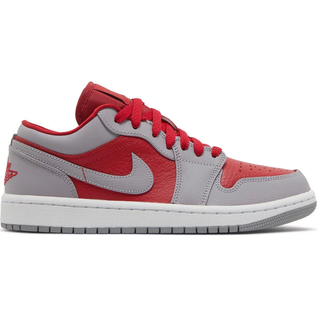 Wmns Air Jordan 1 Low SE 'Split - Gym Red Cement Grey'