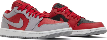 Wmns Air Jordan 1 Low SE 'Split - Gym Red Cement Grey'