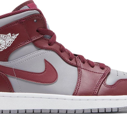 Nike Mens Air Jordan 1 Mid Sneakers - 'Cherrywood Red'
