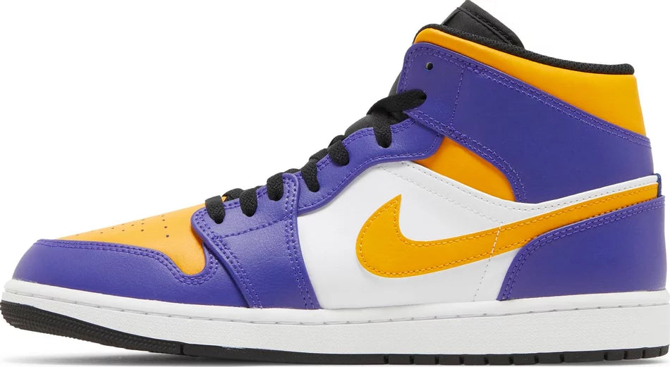 Aj1 mid best sale lakers