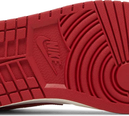 Nike Womens Air Jordan 1 Low Sneakers - 'White Gym Red'