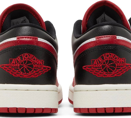 Nike Womens Air Jordan 1 Low Sneakers - 'White Gym Red'