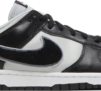 Nike Mens Dunk Low Sneakers - 'Chenille Swoosh - Grey Fog'
