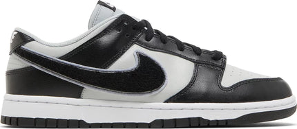 Nike Mens Dunk Low Sneakers - 'Chenille Swoosh - Grey Fog'