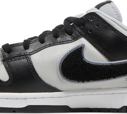 Nike Mens Dunk Low Sneakers - 'Chenille Swoosh - Grey Fog'