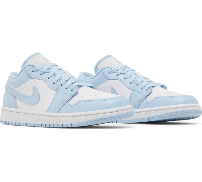 Nike Womens Air Jordan 1 Low Sneakers - 'Ice Blue'