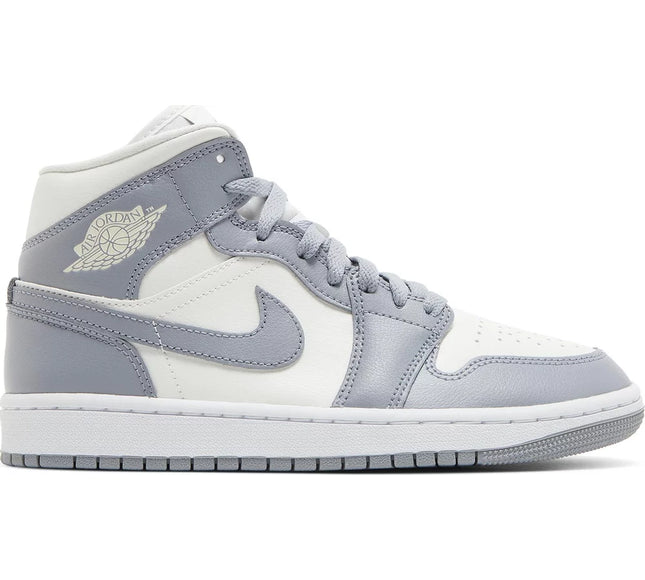 Nike Womens Air Jordan 1 Mid Sneakers - 'Stealth'