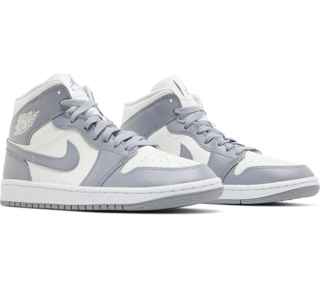 Nike Womens Air Jordan 1 Mid Sneakers - 'Stealth'