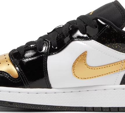 Nike Grade School Womens Air Jordan 1 Low SE Sneakers - 'Gold Toe'