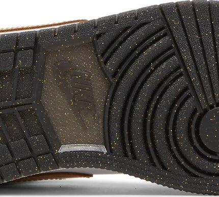 Nike Grade School Womens Air Jordan 1 Low SE Sneakers - 'Gold Toe'