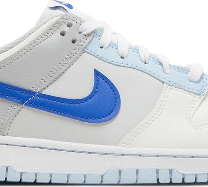 Nike Grade School Womens Dunk Low Sneakers - 'Just Stitch It - Hyper Royal'