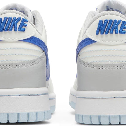 Nike Grade School Womens Dunk Low Sneakers - 'Just Stitch It - Hyper Royal'