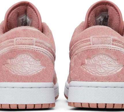 Nike Womens Air Jordan 1 Low SE Sneakers - 'Pink Velvet'