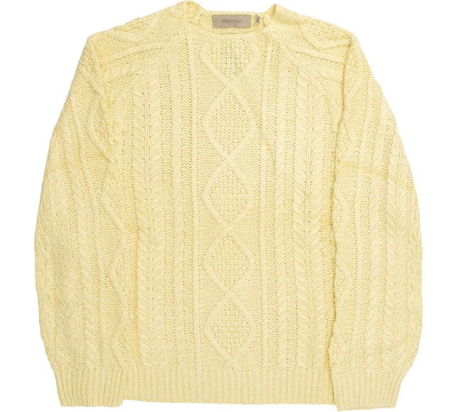 Fear of God Essentials Cable Knit 'Canary'